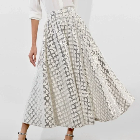 ALICE + OLIVIA NILDA VOLUMINOUS SKIRT - Picture 6 of 12